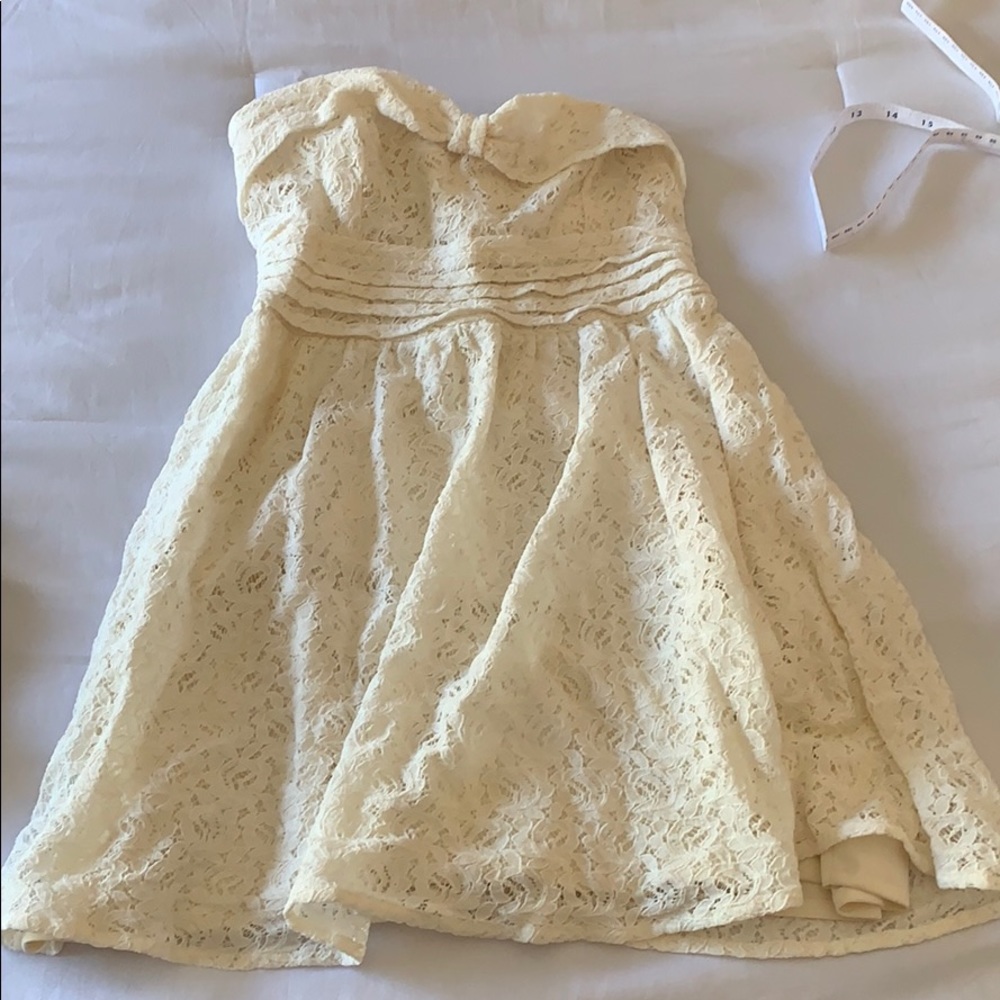 Lace Strapless Sun Dress